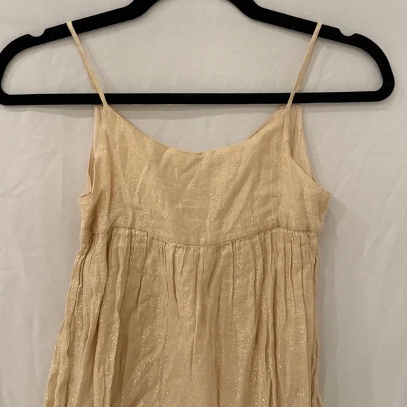 Bonpoint girl gold long maxi dress size 10 Dresses